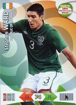 2013 Panini Adrenalyn XL Road to 2014 FIFA World Cup Brazil #112 Stephen Ward Front