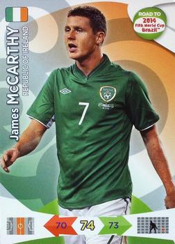 2013 Panini Adrenalyn XL Road to 2014 FIFA World Cup Brazil #113 James McCarthy Front