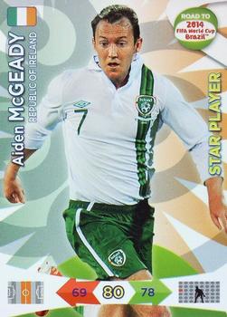 2013 Panini Adrenalyn XL Road to 2014 FIFA World Cup Brazil #115 Aiden McGeady Front