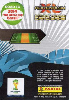 2013 Panini Adrenalyn XL Road to 2014 FIFA World Cup Brazil #123 Claudio Marchisio Back