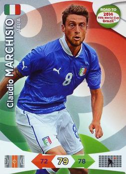 2013 Panini Adrenalyn XL Road to 2014 FIFA World Cup Brazil #123 Claudio Marchisio Front