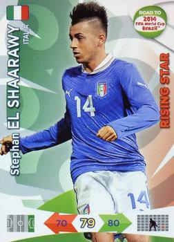 2013 Panini Adrenalyn XL Road to 2014 FIFA World Cup Brazil #128 Stephan El Shaarawy Front