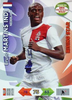 2013 Panini Adrenalyn XL Road to 2014 FIFA World Cup Brazil #132 Bruno Martins Indi Front