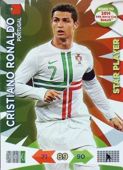 2013 Panini Adrenalyn XL Road to 2014 FIFA World Cup Brazil #156 Cristiano Ronaldo Front