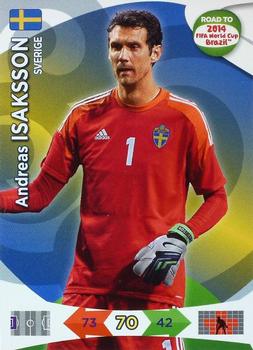 2013 Panini Adrenalyn XL Road to 2014 FIFA World Cup Brazil #166 Andreas Isaksson Front