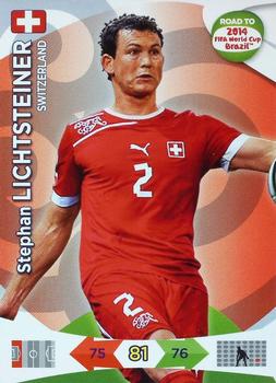 2013 Panini Adrenalyn XL Road to 2014 FIFA World Cup Brazil #176 Stephan Lichtsteiner Front