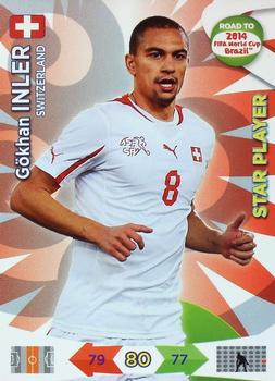 2013 Panini Adrenalyn XL Road to 2014 FIFA World Cup Brazil #178 Gokhan Inler Front