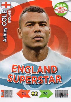 2013 Panini Adrenalyn XL Road to 2014 FIFA World Cup Brazil #63 Ashley Cole Front