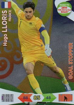 2013 Panini Adrenalyn XL Road to 2014 FIFA World Cup Brazil - Goal Stoppers #212 Hugo Lloris Front