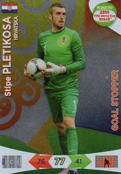 2013 Panini Adrenalyn XL Road to 2014 FIFA World Cup Brazil - Goal Stoppers #213 Stipe Pletikosa Front