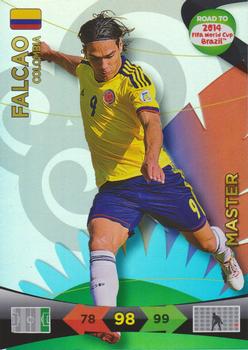 2013 Panini Adrenalyn XL Road to 2014 FIFA World Cup Brazil - Masters #223 Falcao Front