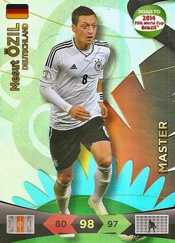 2013 Panini Adrenalyn XL Road to 2014 FIFA World Cup Brazil - Masters #224 Mesut Ozil Front
