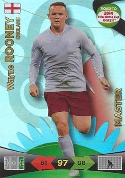 2013 Panini Adrenalyn XL Road to 2014 FIFA World Cup Brazil - Masters #225a Wayne Rooney Front