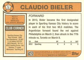 2013 Topps MLS - 1978 English Footballer #EPL-CB Claudio Bieler Back