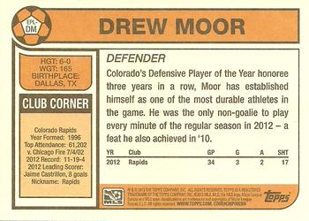 2013 Topps MLS - 1978 English Footballer #EPL-DM Drew Moor Back