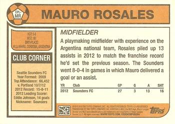 2013 Topps MLS - 1978 English Footballer #EPL-MR Mauro Rosales Back