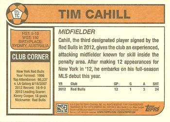2013 Topps MLS - 1978 English Footballer #EPL-TC Tim Cahill Back