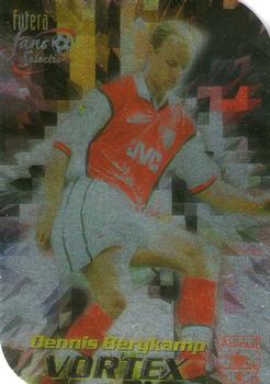 1999 Futera Arsenal Fans' Selection - Vortex Chrome Diecut #V4 Dennis Bergkamp Front
