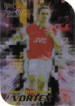 1999 Futera Arsenal Fans' Selection - Vortex Chrome Diecut #V5 Marc Overmars Front