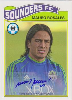 2013 Topps MLS - 1978 English Footballer Autographs #EPLA-MR Mauro Rosales Front