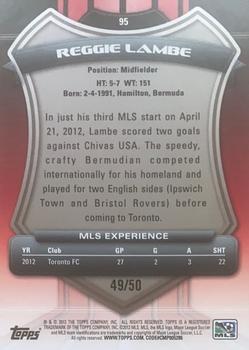 2013 Topps MLS - Blue #95 Reggie Lambe Back
