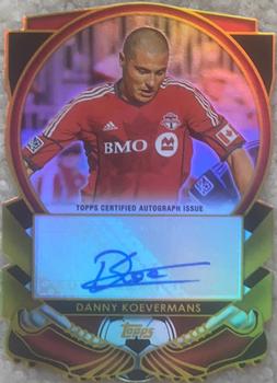2013 Topps MLS - Golden Boot Die Cut Autographs #GBA-DK Danny Koevermans Front