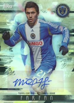 2013 Topps MLS - Maestros Autographs Black #MA-MF Michael Farfan Front
