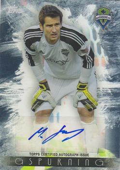 2013 Topps MLS - Maestros Autographs Black #MA-MG Michael Gspurning Front