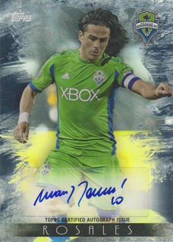 2013 Topps MLS - Maestros Autographs Black #MA-MR Mauro Rosales Front