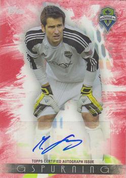 2013 Topps MLS - Maestros Autographs Red #MA-MG Michael Gspurning Front