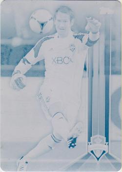 2013 Topps MLS - Printing Plates Cyan #13 Michael Gspurning Front