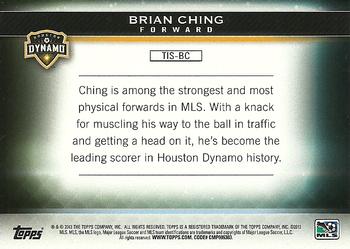 2013 Topps MLS - Pure Soccer #TIS-BC Brian Ching Back