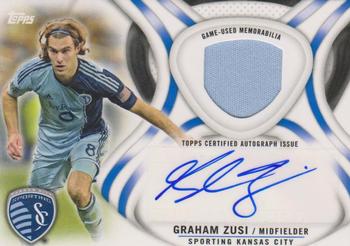 2013 Topps MLS - Relic Autographs #AR-GZ Graham Zusi Front