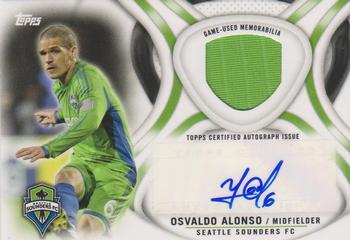 2013 Topps MLS - Relic Autographs #AR-OA Osvaldo Alonso Front