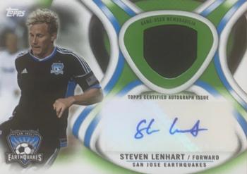 2013 Topps MLS - Relic Autographs Green #AR-SL Steven Lenhart Front