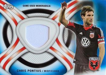 2013 Topps MLS - Relics Blue #KIT-CP Chris Pontius Front