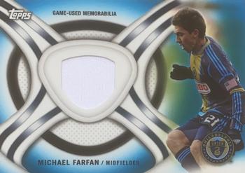 2013 Topps MLS - Relics Blue #KIT-MF Michael Farfan Front