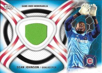 2013 Topps MLS - Relics Blue #KIT-SJ Sean Johnson Front