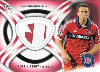 2013 Topps MLS - Relics Red #KIT-AB Austin Berry Front