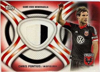 2013 Topps MLS - Relics Red #KIT-CP Chris Pontius Front