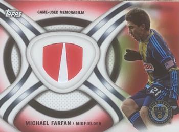 2013 Topps MLS - Relics Red #KIT-MF Michael Farfan Front