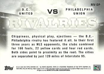 2013 Topps MLS - Rivalries #RIV-DP Philadelphia Union vs D.C. United Back