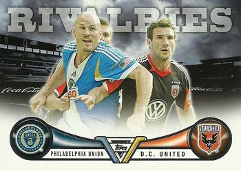 2013 Topps MLS - Rivalries #RIV-DP Philadelphia Union vs D.C. United Front