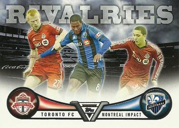 2013 Topps MLS - Rivalries #RIV-TM Toronto FC vs Montreal Impact Front