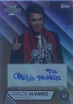 2013 Topps MLS - Super Draft Autographs Gold #SDA-CA Carlos Alvarez Front