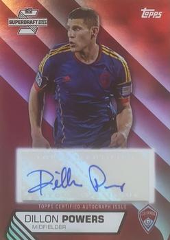 2013 Topps MLS - Super Draft Autographs Red #SDA-DP Dillon Powers Front