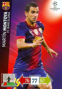 2012-13 Panini Adrenalyn XL UEFA Champions League Update Edition #10 Martin Montoya Front