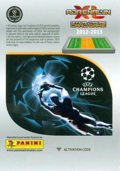 2012-13 Panini Adrenalyn XL UEFA Champions League Update Edition #12 Thiago Alcantara Back