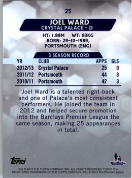 2013-14 Topps Premier Gold #25 Joel Ward Back