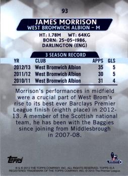 2013-14 Topps Premier Gold #93 James Morrison Back